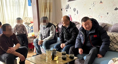 Visit and offer condolences to employees