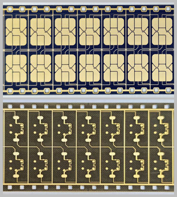 Dual Interface Gold-Plated Smart Card Tape